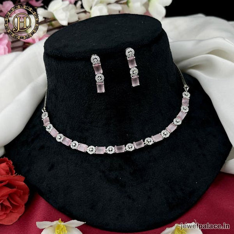 Premium Quality AD Stone Necklace JH4443