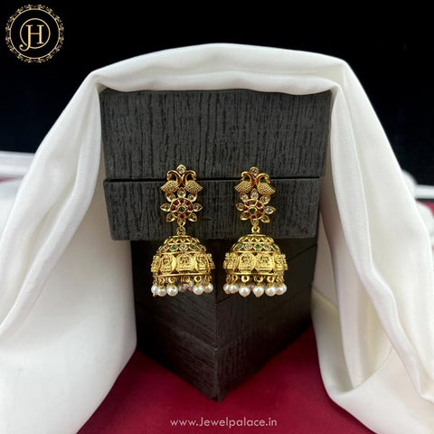 Beautiful Gold Plated AD Earrings JH4445