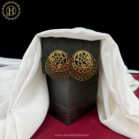 Beautiful Gold Plated AD Earrings JH4453