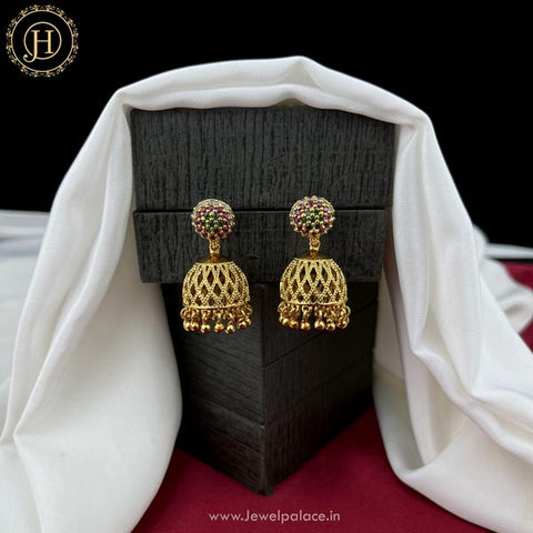 Beautiful Gold Plated AD Earrings JH4462