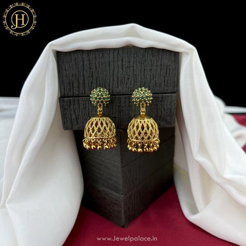 Beautiful Gold Plated AD Earrings JH4463
