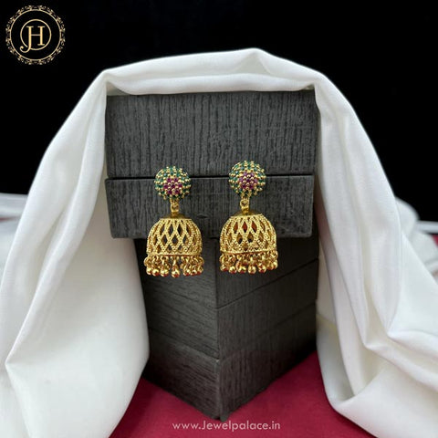 Beautiful Gold Plated AD Earrings JH4464