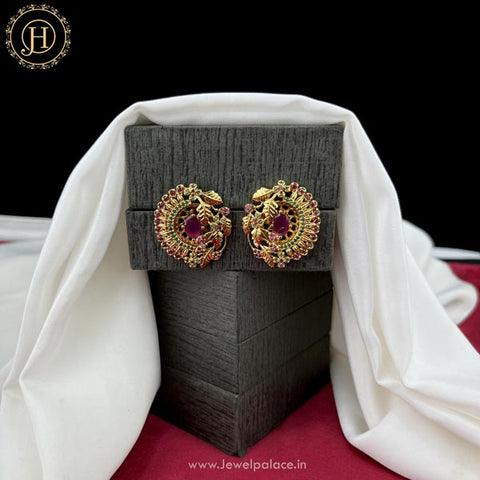 Beautiful Gold Plated AD Earrings JH4468