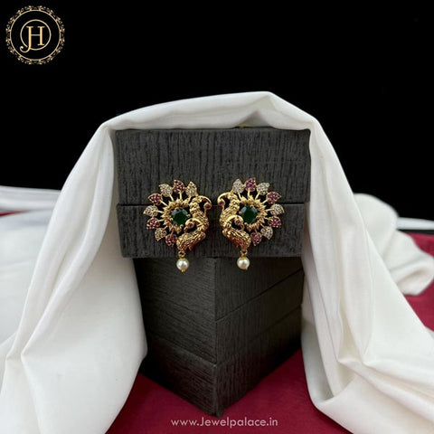 Beautiful Gold Plated AD Earrings JH4469