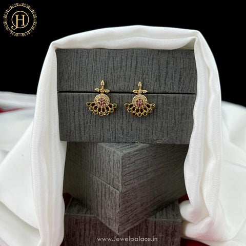 Beautiful Gold Plated AD Earrings JH4471