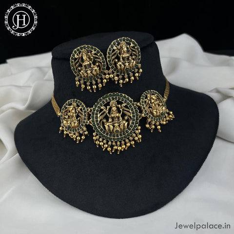 Beautiful Gold Plated Necklace with Earrings JH4515