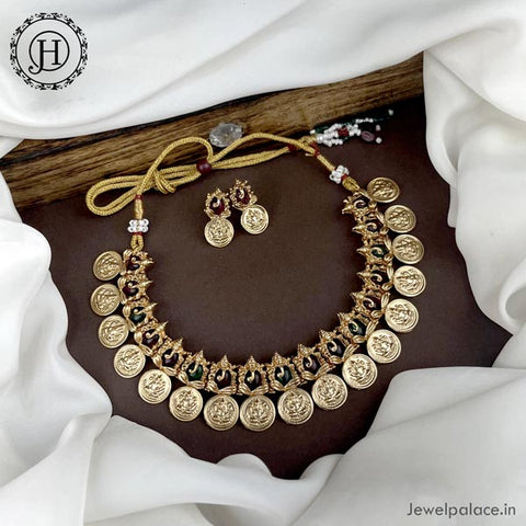 Elegant Gold Plated Antique Necklace JH4522