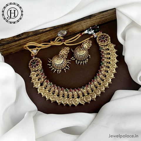 Elegant Gold Plated Antique Necklace JH4525