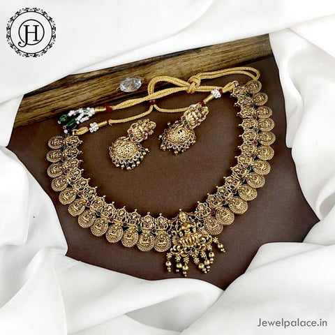 Elegant Gold Plated Antique Necklace JH4528
