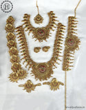 Beautiful Gold Plated Antique Bridal Jewellery Set JH4603
