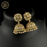 Elegant Gold Plated Kundan Earrings JH4625