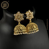 Elegant Gold Plated Kundan Earrings JH4626