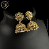 Elegant Gold Plated Kundan Earrings JH4633