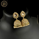 Elegant Gold Plated Kundan Earrings JH4640