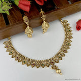 Exclusive Rajwadi Gold Plated Necklace With Earrings JH4674