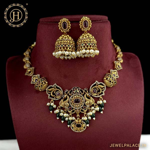 Exclusive Premium Quality AD Stone Necklace JH4791