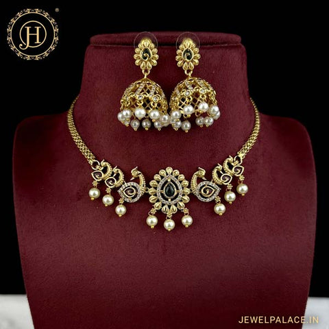 Exclusive Premium Quality AD Stone Necklace JH4793