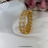Exquisite Premium Quality Microplated Stone Bangles JH4934