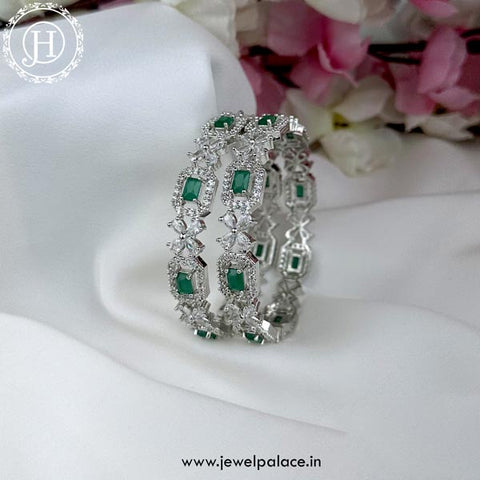 Exquisite Premium Quality Microplated Stone Bangles JH4938
