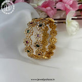 Exquisite Premium Quality Microplated Stone Bangles JH4941