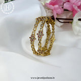 Exquisite Premium Quality Microplated Stone Bangles JH4944