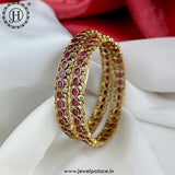 Exquisite Premium Quality Microplated Stone Bangles JH4959