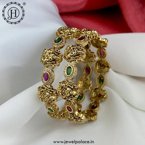 Exquisite Premium Quality Microplated Stone Bangles JH4960