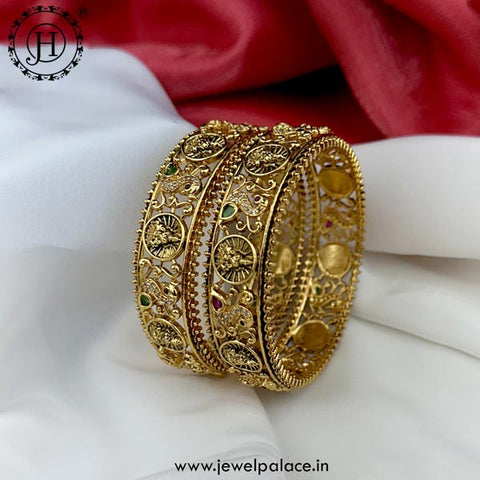 Exquisite Premium Quality Microplated Stone Bangles JH4964