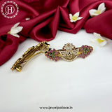 Beautiful Premium Quality Gold Plated Kemp Stone Hair Clip JH5020