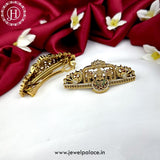 Beautiful Premium Quality Gold Plated Kemp Stone Hair Clip JH5022