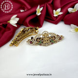 Beautiful Premium Quality Gold Plated Kemp Stone Hair Clip JH5025