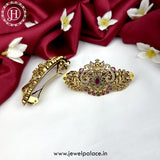 Beautiful Premium Quality Gold Plated Kemp Stone Hair Clip JH5032