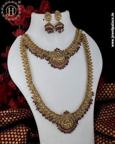 Elegant Gold Plated Antique Combo Jewellery Set JH5184