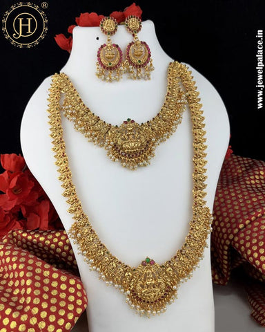 Elegant Gold Plated Antique Combo Jewellery Set JH5186