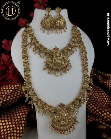 Elegant Gold Plated Antique Combo Jewellery Set JH5192