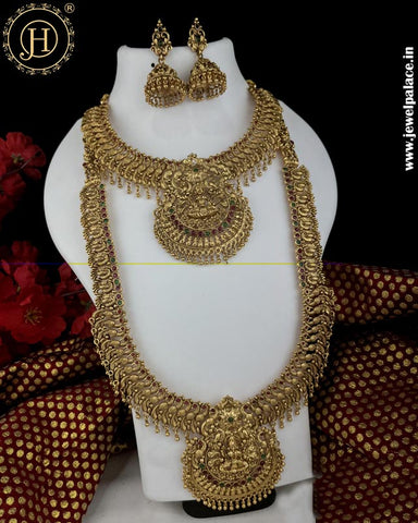 Elegant Gold Plated Antique Combo Jewellery Set JH5194