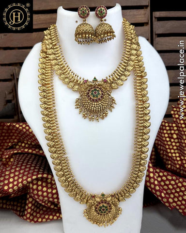 Elegant Gold Plated Antique Combo Jewellery Set JH5210