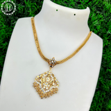 Micro Gold Plated Impon Attigai Necklace Jewellery  JH709